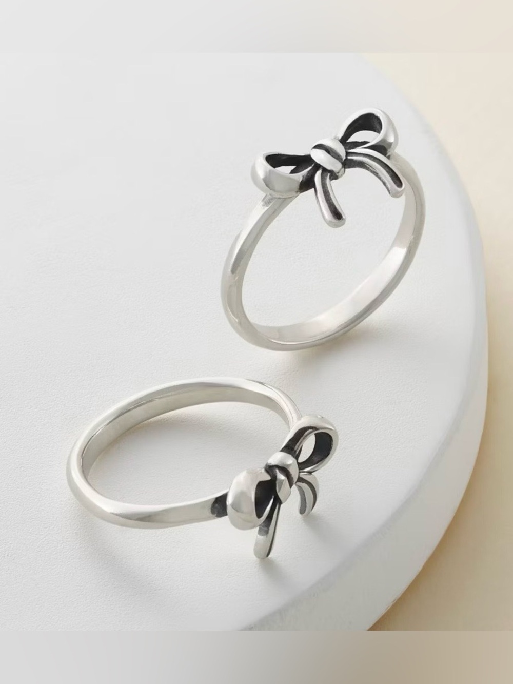 James Avery Sterling Silver Bow Ring - Silver